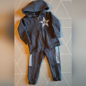 Diesel Charcoal Hoodie Sweatsuit